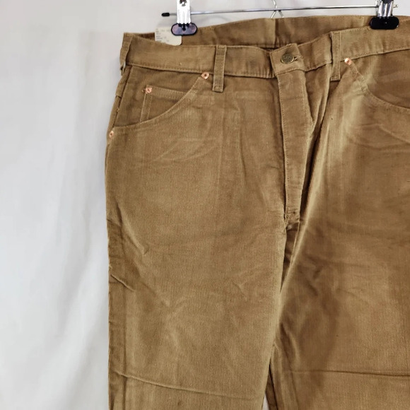 Lee Riders Boot Cut Tan Corduroy Men's Pants 34,36x34 - Picture 6 of 9